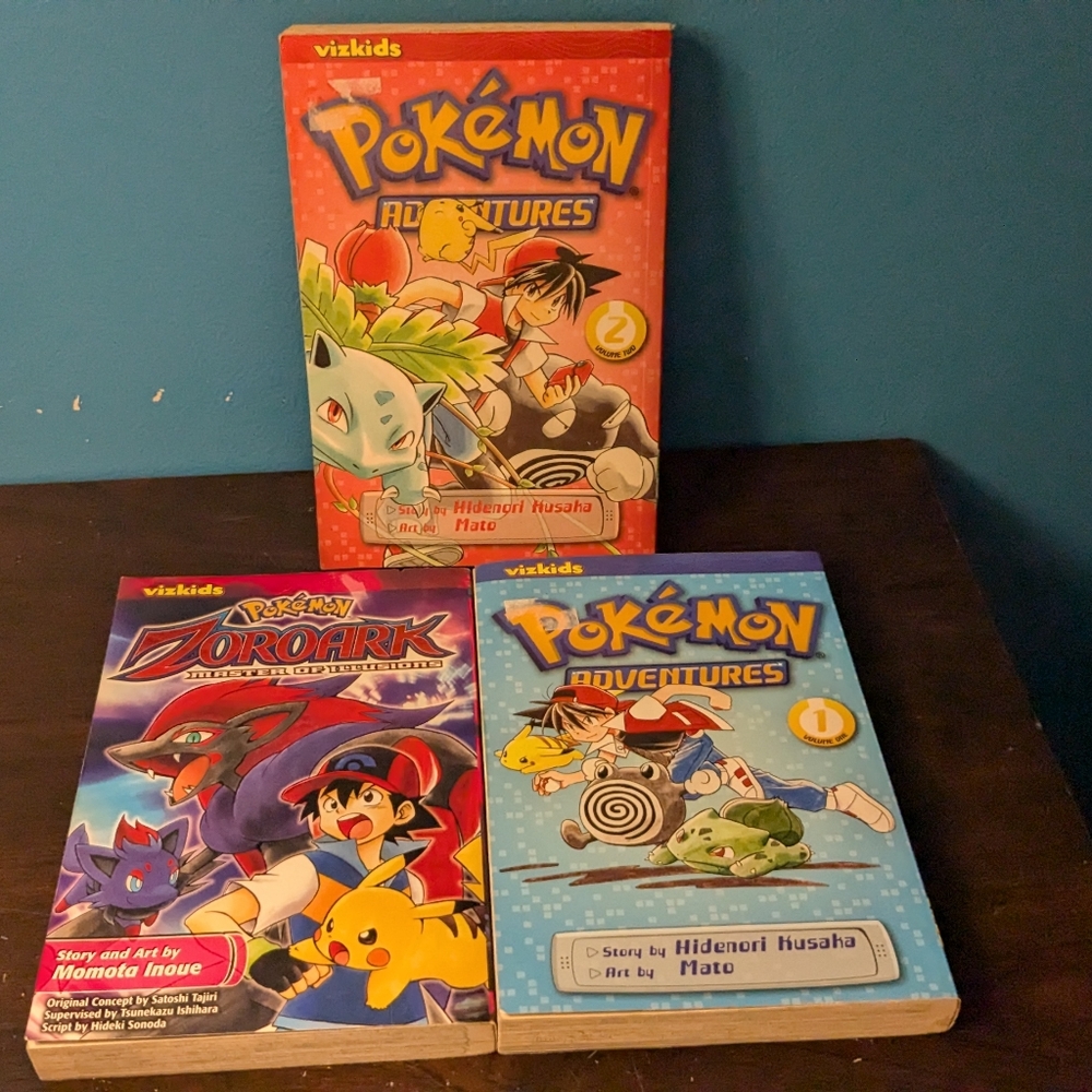 Pokemon 3 books in english
